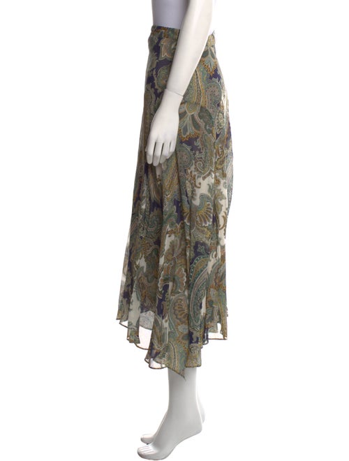 Veronica Beard Silk Midi Length Skirt