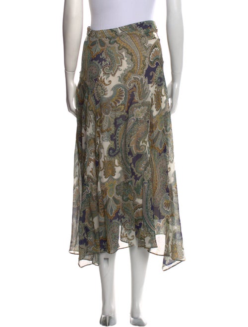 Veronica Beard Silk Midi Length Skirt