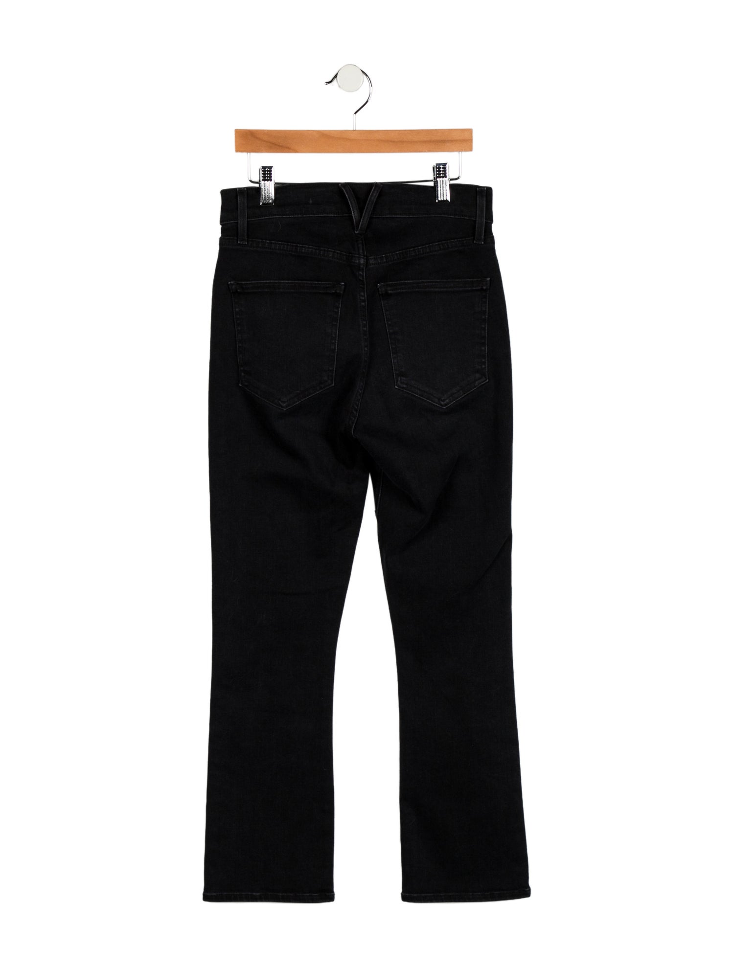 Veronica Beard Low-Rise Straight Leg Jeans