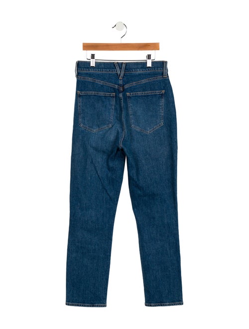Veronica Beard Mid-Rise Straight Leg Jeans