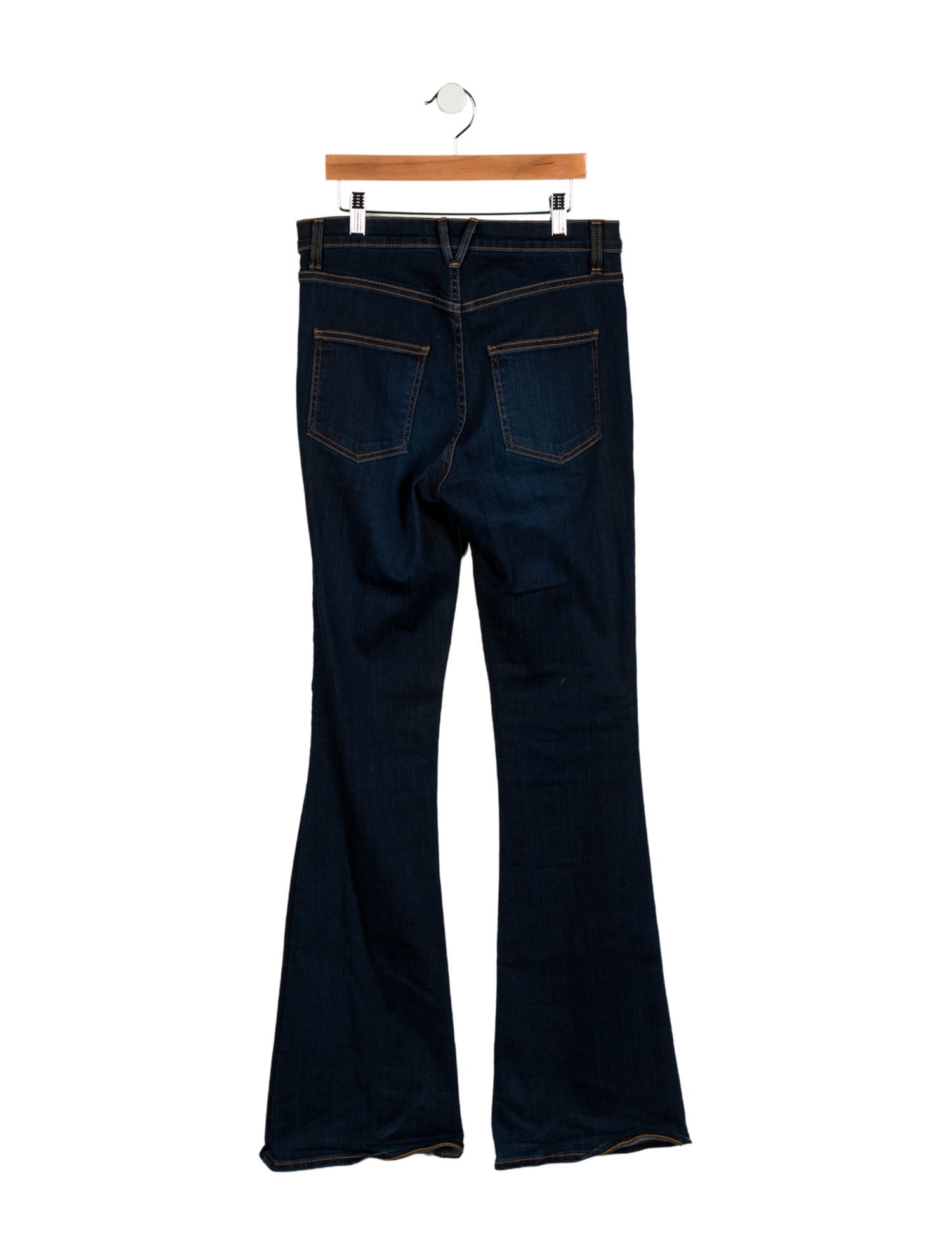 Veronica Beard High-Rise Wide Leg Jeans