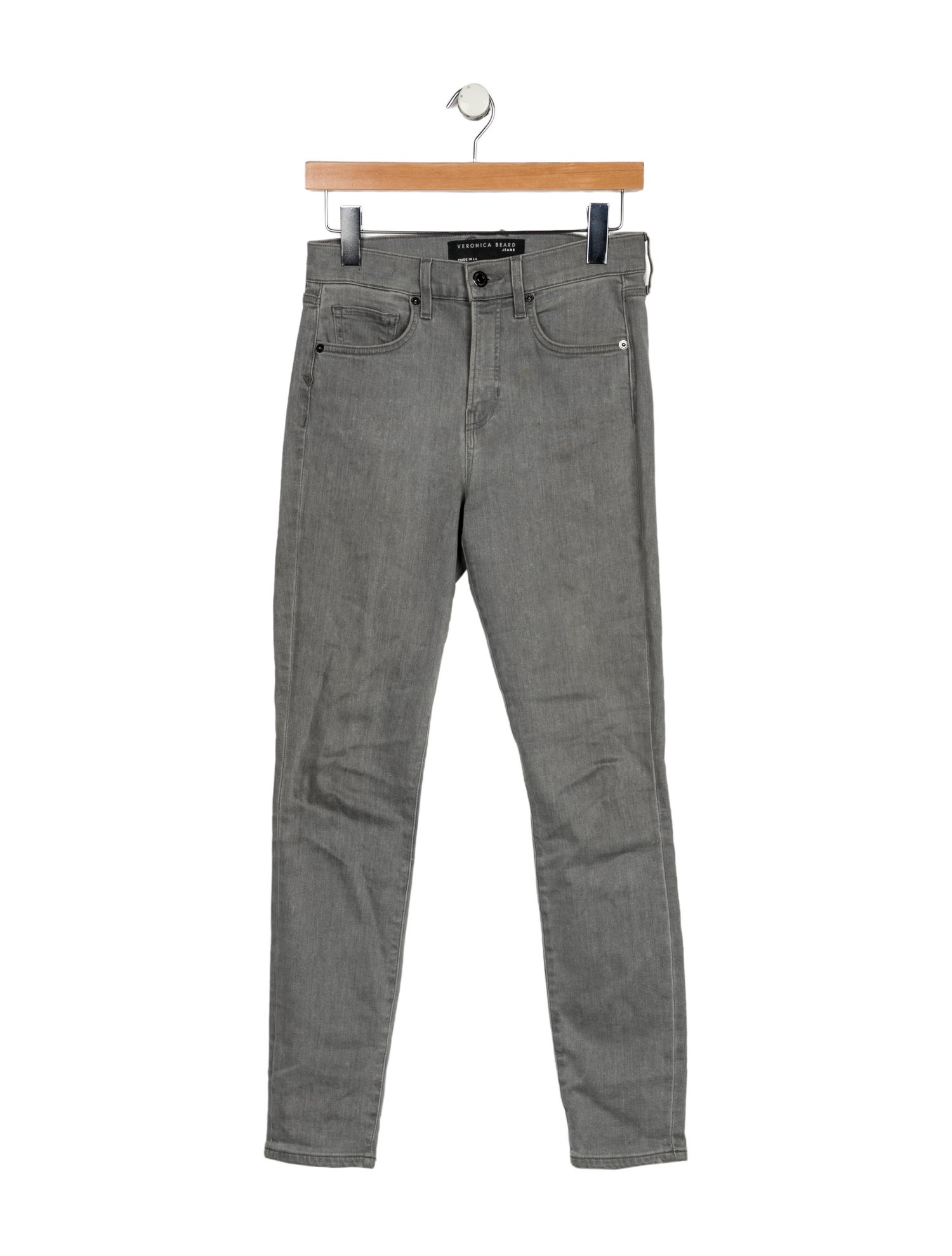 Veronica Beard High-Rise Skinny Leg Jeans