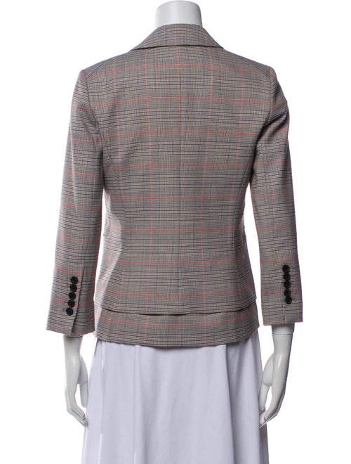 Veronica Beard Plaid Print Blazer