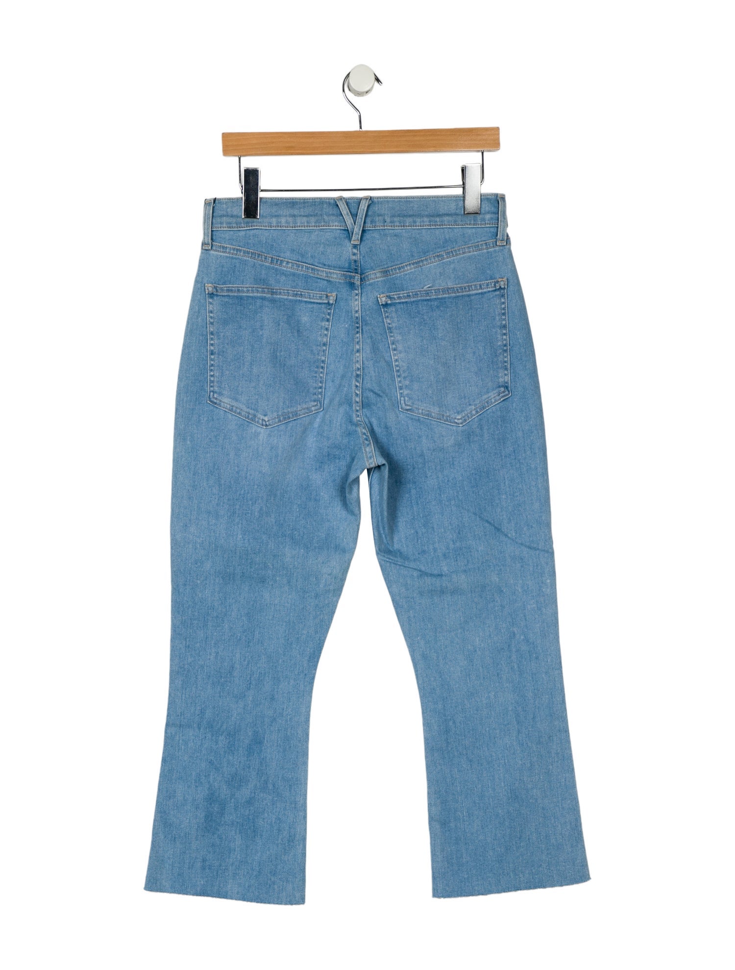 Veronica Beard High-Rise Straight Leg Jeans