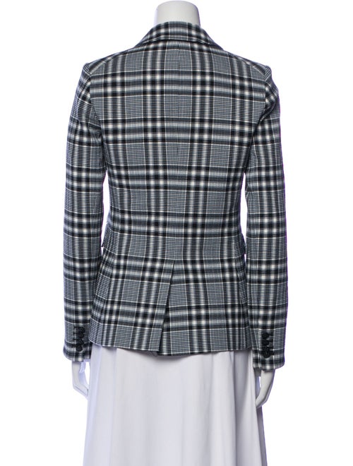 Veronica Beard Plaid Print Blazer