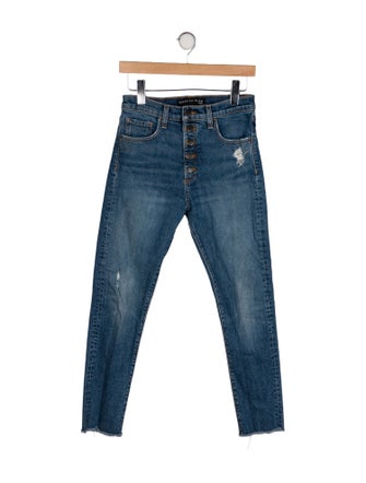 Veronica Beard Mid-Rise Skinny Leg Jeans