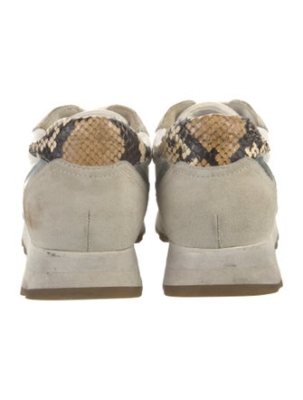 Veronica Beard Mesh Colorblock Pattern Sneakers