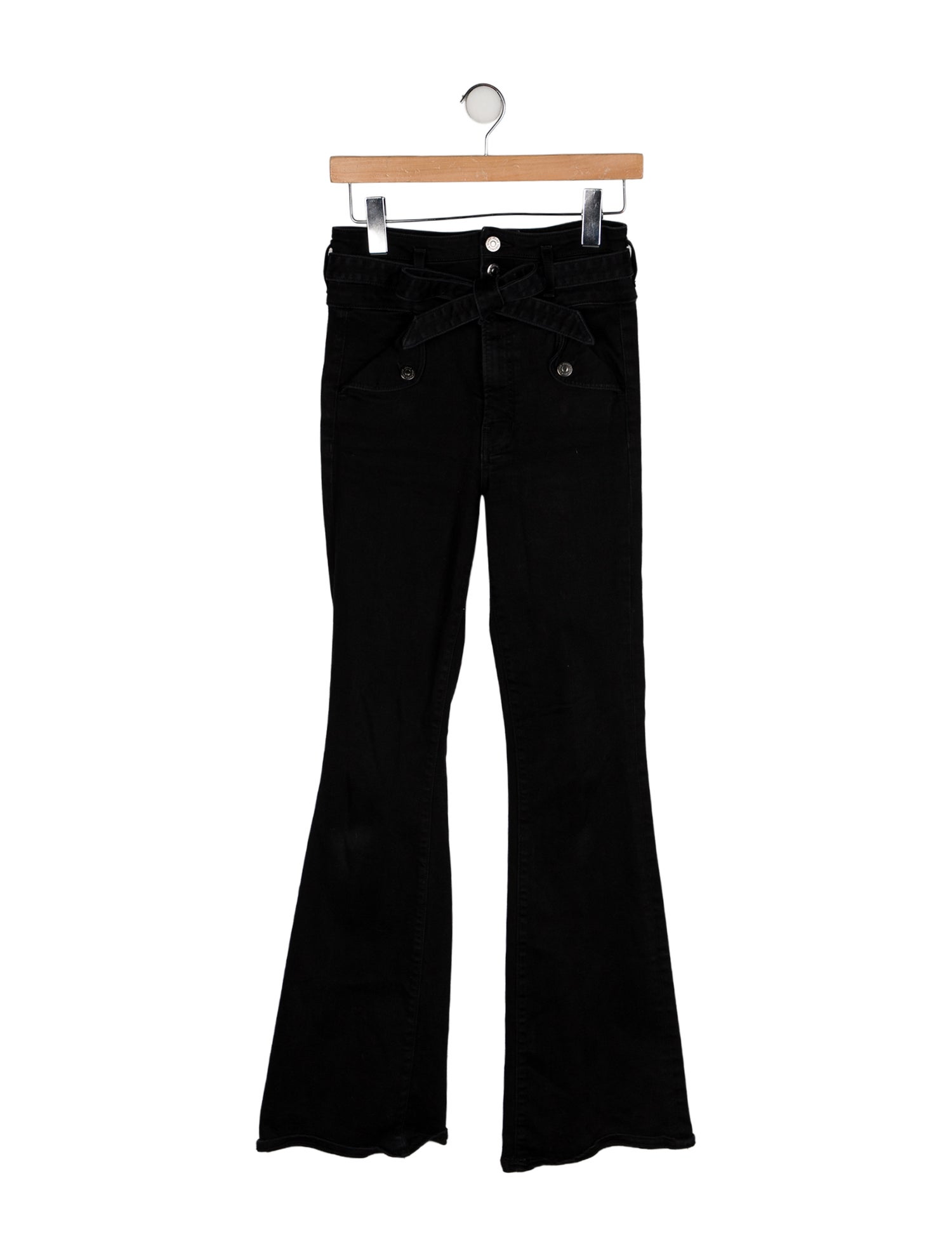 Veronica Beard High-Rise Wide Leg Jeans