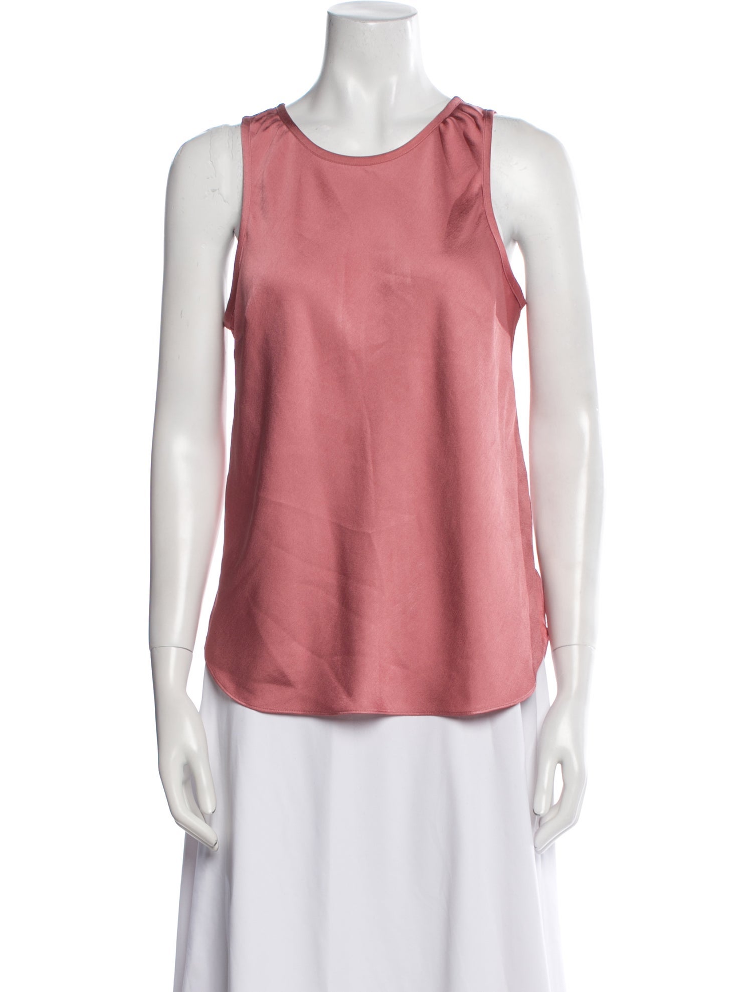 Veronica Beard Silk Scoop Neck Top