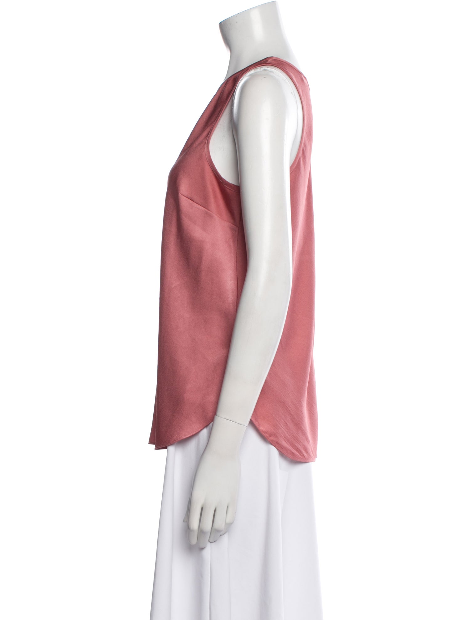 Veronica Beard Silk Scoop Neck Top