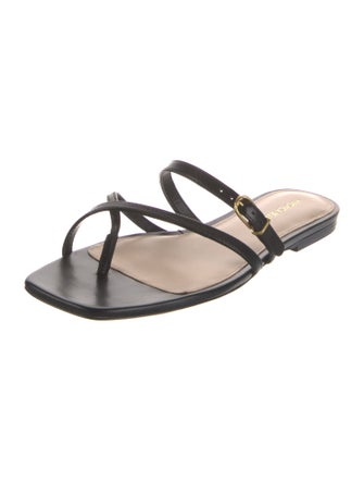 Veronica Beard Leather Slides