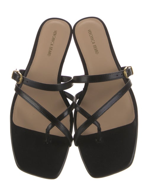 Veronica Beard Leather Slides