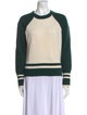 Veronica Beard Wool Colorblock Pattern Sweater