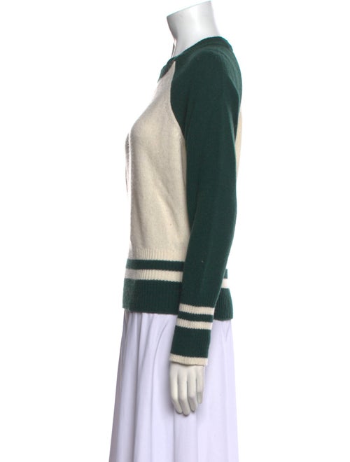 Veronica Beard Wool Colorblock Pattern Sweater