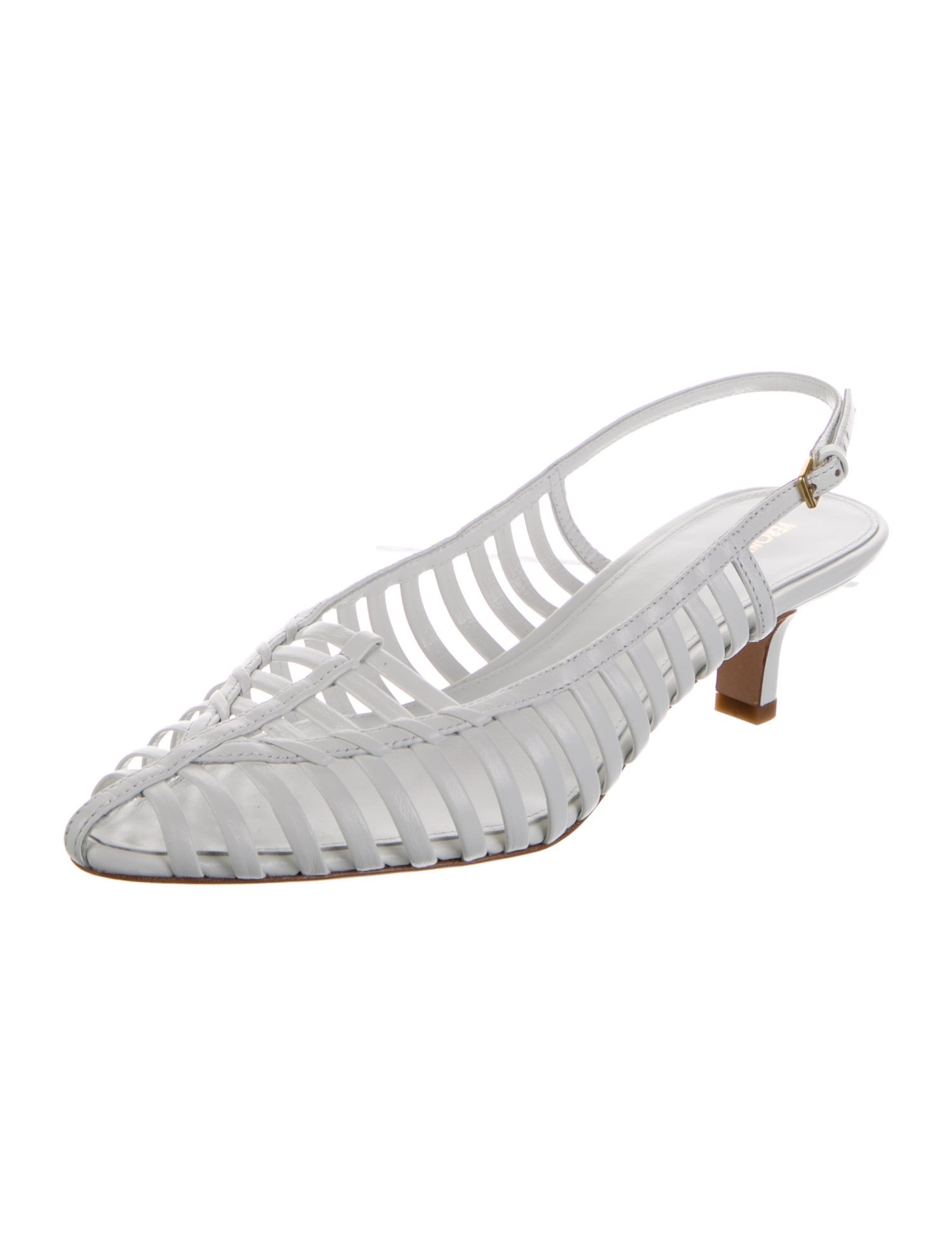 Veronica Beard Leather Slingback Flats