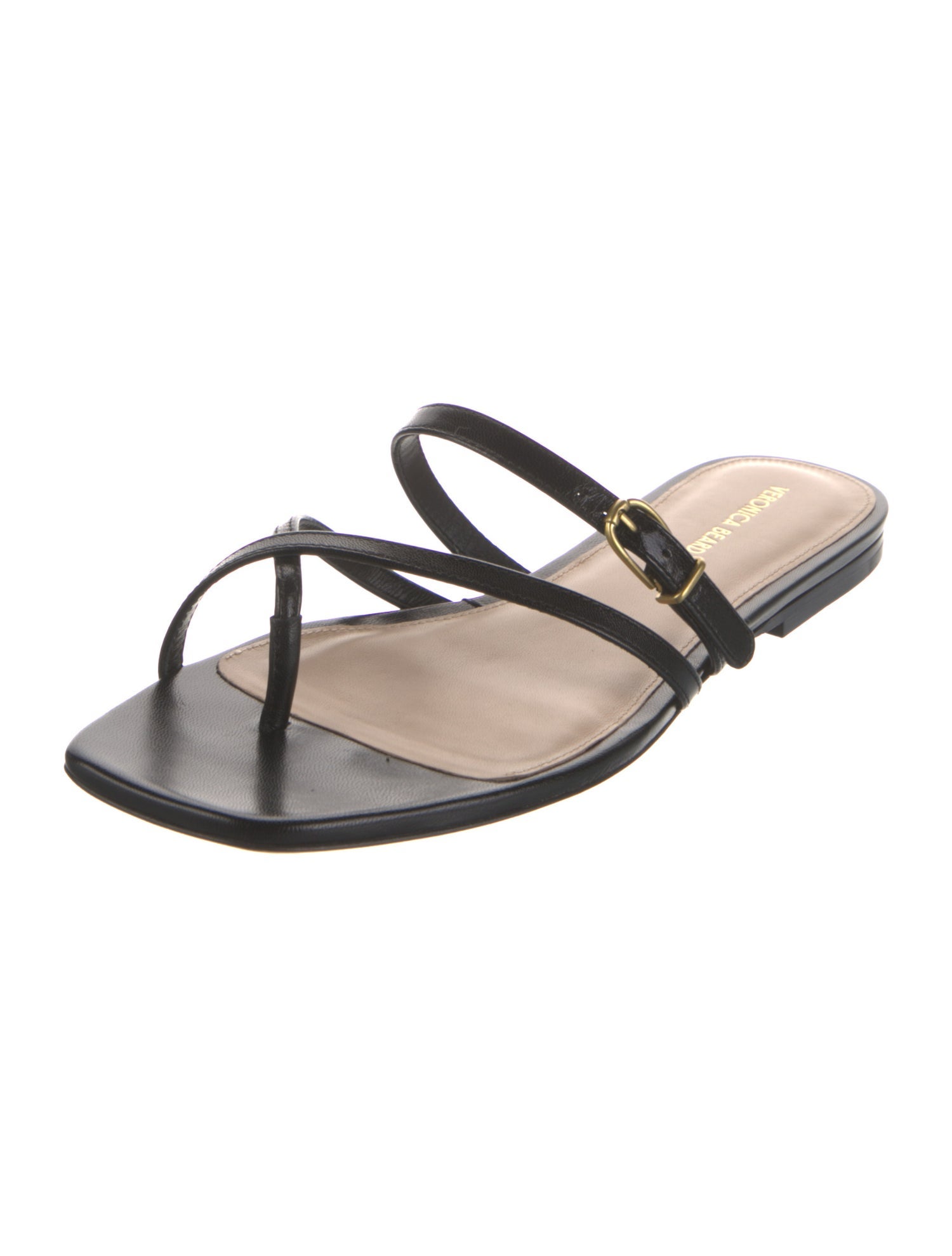 Veronica Beard Leather Slides