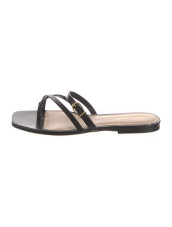 Veronica Beard Leather Slides
