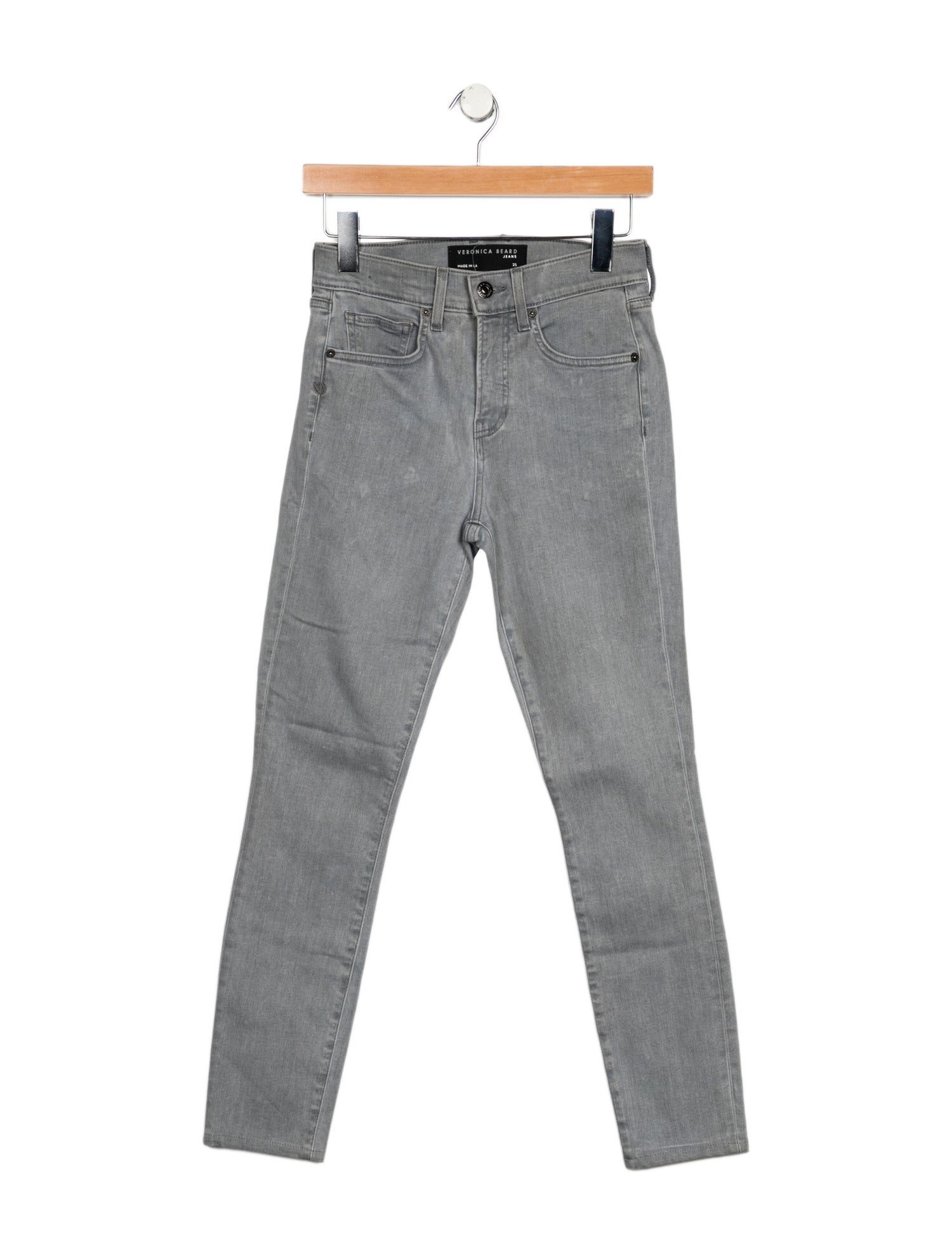 Veronica Beard Mid-Rise Skinny Leg Jeans