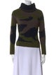 Veronica Beard Printed Turtleneck Sweatshirt