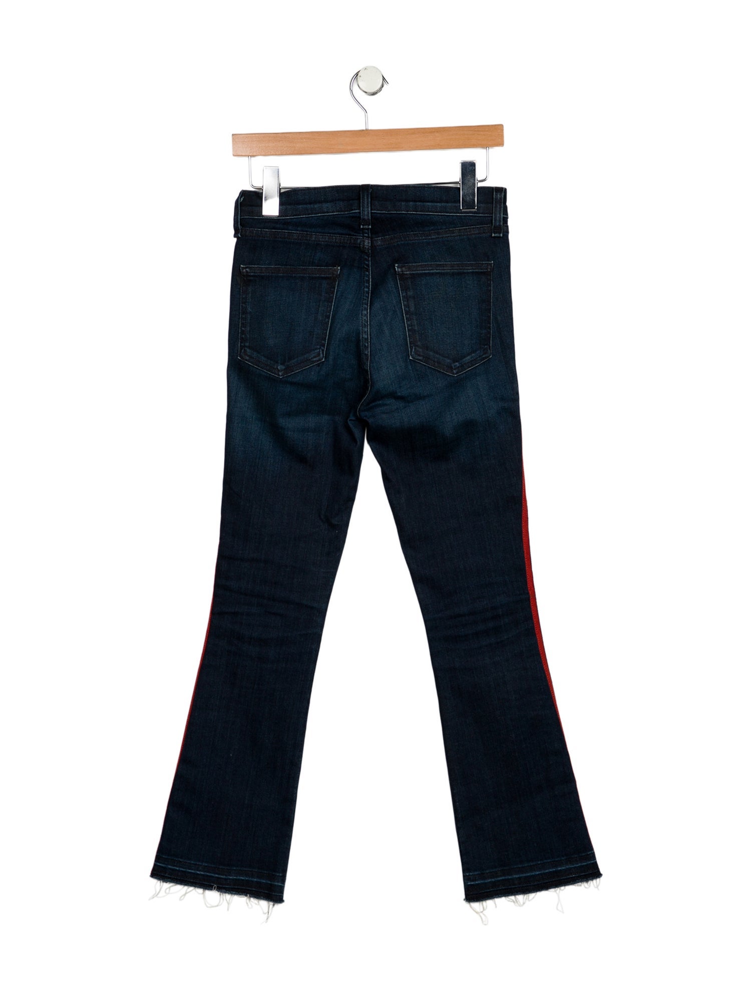 Veronica Beard Mid-Rise Straight Leg Jeans