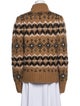 Veronica Beard Printed Turtleneck Sweater