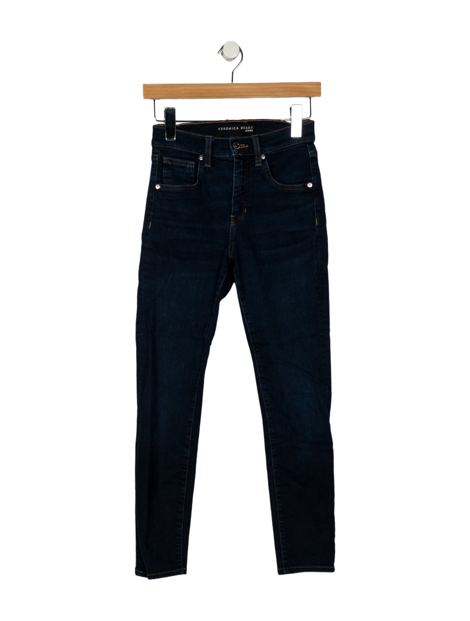 Veronica Beard Mid-Rise Skinny Leg Jeans