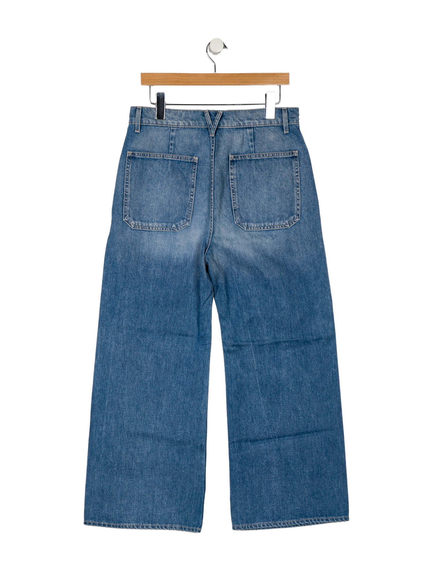 Veronica Beard High-Rise Wide Leg Jeans