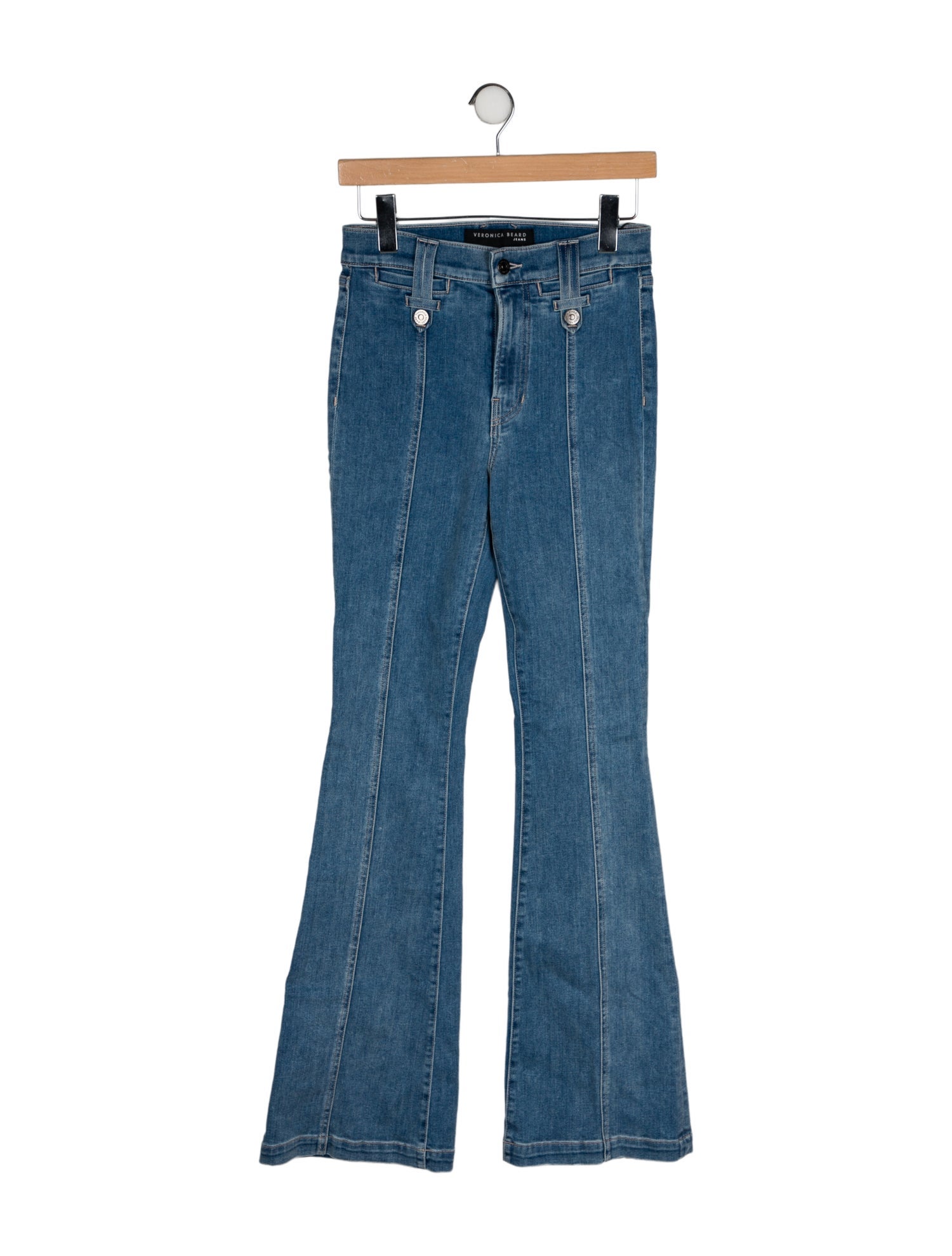 Veronica Beard Mid-Rise Flared Jeans w/ Tags