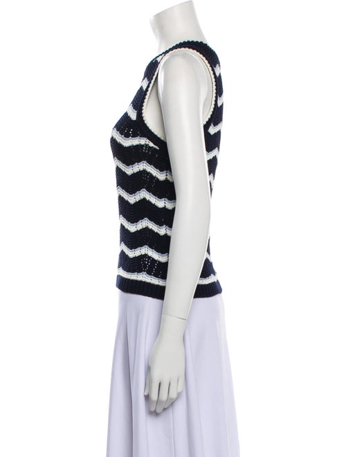 Veronica Beard Striped Crew Neck Sweater