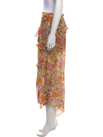 Veronica Beard Silk Long Skirt