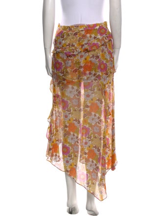 Veronica Beard Silk Long Skirt