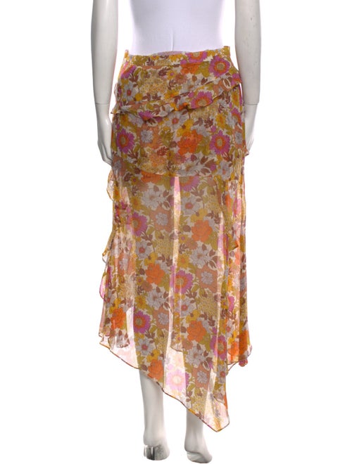 Veronica Beard Silk Long Skirt