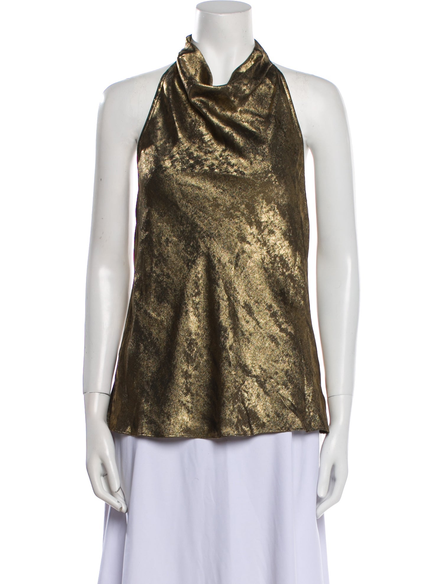 Veronica Beard Printed Cowl Neck Top w/ Tags