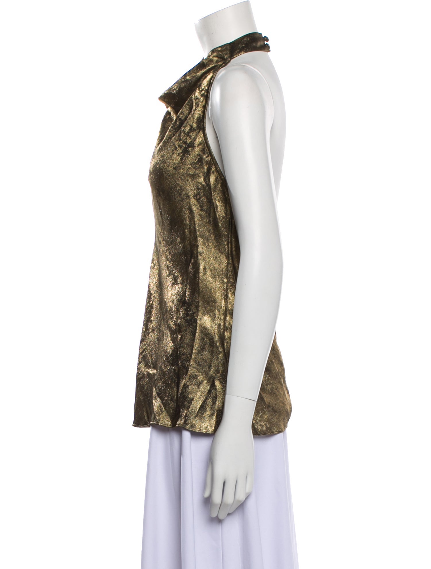 Veronica Beard Printed Cowl Neck Top w/ Tags