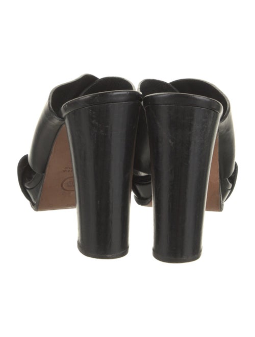 Veronica Beard Leather Studded Accents Slides