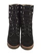 Veronica Beard Suede Lace-Up Boots