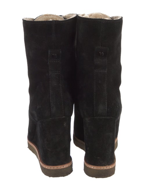 Veronica Beard Suede Lace-Up Boots