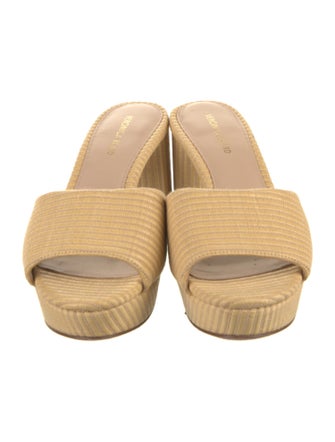 Veronica Beard Raffia Slides