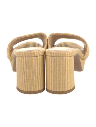 Veronica Beard Raffia Slides
