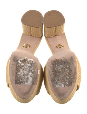 Veronica Beard Raffia Slides