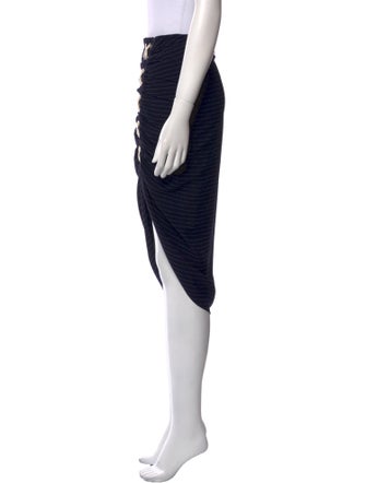 Veronica Beard Striped Midi Length Skirt