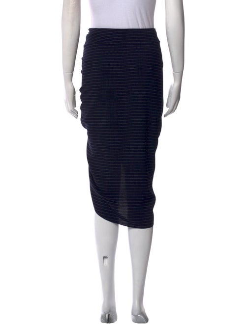 Veronica Beard Striped Midi Length Skirt