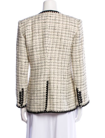 Veronica Beard Plaid Print Blazer
