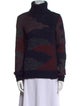 Veronica Beard Printed Turtleneck Sweater