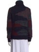 Veronica Beard Printed Turtleneck Sweater