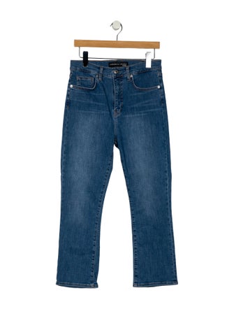 Veronica Beard High-Rise Straight Leg Jeans