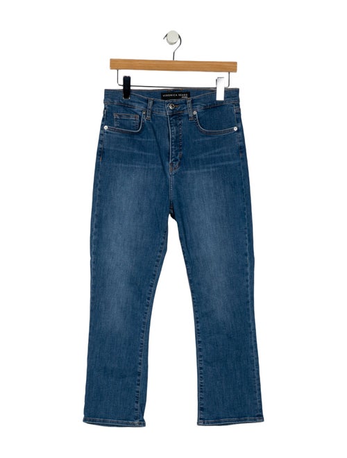 Veronica Beard High-Rise Straight Leg Jeans