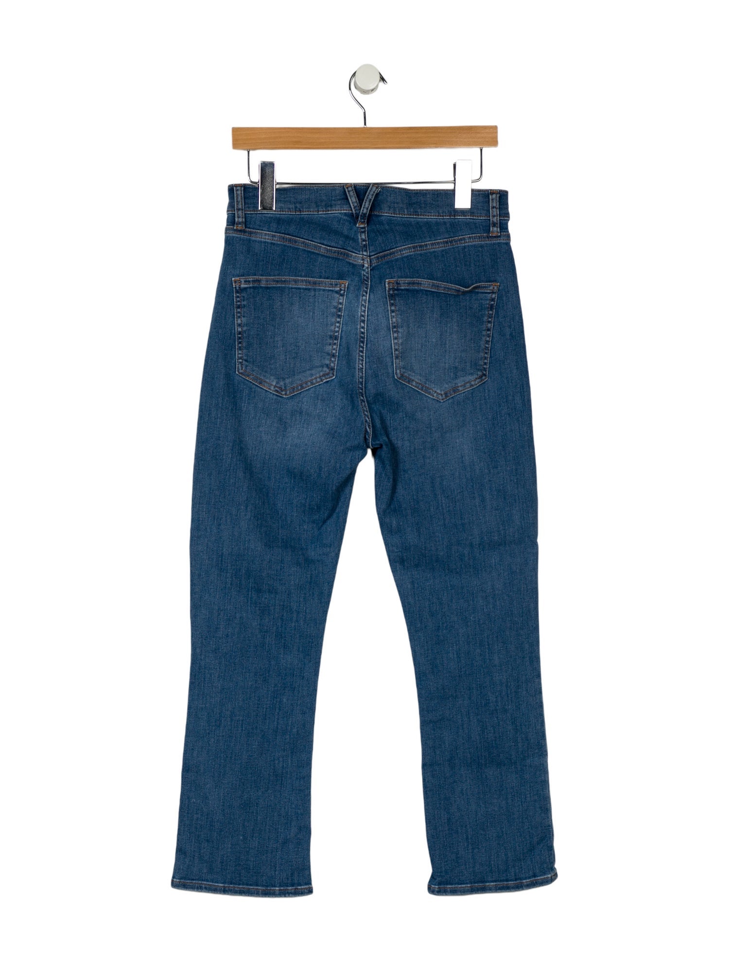 Veronica Beard High-Rise Straight Leg Jeans