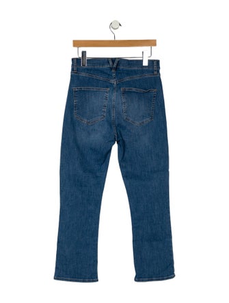 Veronica Beard High-Rise Straight Leg Jeans