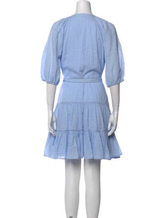 Veronica Beard V-Neck Knee-Length Dress